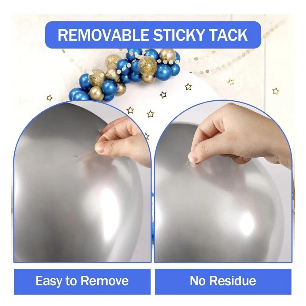 1152 Pcs Double Sided Sticky Dots Tape‎ Removable Round Putty Clear 1/2 Inch